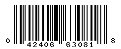 upc 042406630818 barcode image