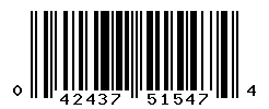 upc 042437515474 barcode image