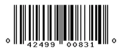 UPC barcode 042499008310