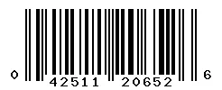 UPC barcode 042511206526