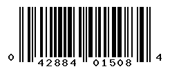 UPC barcode number 042884015084