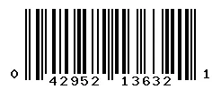 UPC 042952136321 barcode image