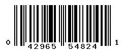UPC barcode 042965548241