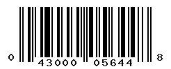 UPC barcode number 043000056448