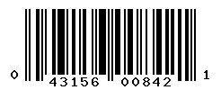 UPC barcode number 043156008421