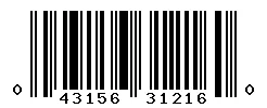 043156312160 barcode