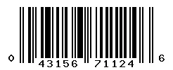 UPC barcode 043156711246