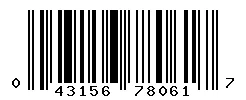 043156780617 barcode