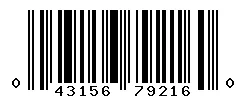 043156792160 barcode