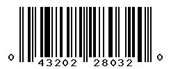 UPC barcode number 043202280320