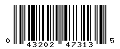 UPC barcode number 043202473135
