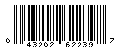 UPC barcode number 043202622397