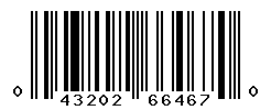 UPC barcode number 043202664670