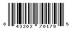 UPC barcode number 043202701795