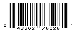 UPC barcode number 043202765261