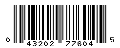 UPC barcode number 043202776045