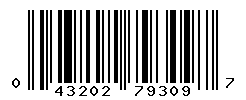 UPC barcode number 043202793097