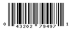 UPC barcode number 043202794971