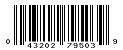 UPC barcode number 043202795039