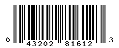 upc 043202816123 barcode image