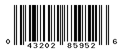 UPC barcode number 043202859526