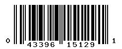 043396151291 barcode