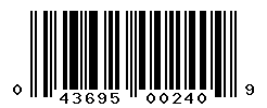 upc 043695002409 barcode image