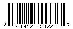 UPC barcode number 043917337715