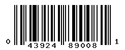 043924890081 barcode