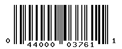 UPC barcode number 044000037611