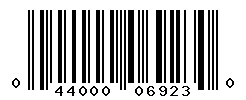 UPC barcode number 044000069230