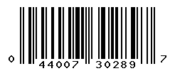 upc 044007302897 barcode image