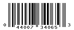 UPC barcode number 044007340653