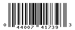 UPC barcode 044007417393
