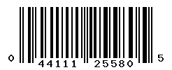 UPC barcode number 044111255805