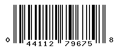UPC barcode number 044112796758