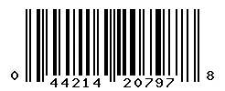 UPC barcode 044214207978