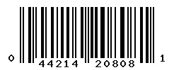 UPC barcode 044214208081