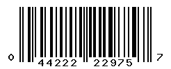 UPC barcode number 044222229757
