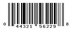 UPC barcode 044321562298