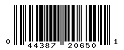 upc 044387206501 barcode image