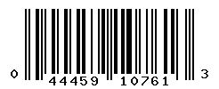 upc 044459107613 barcode image