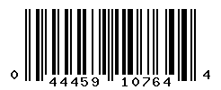 upc 044459107644 barcode image