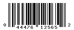 UPC barcode number 044476125652