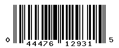 UPC barcode number 044476129315