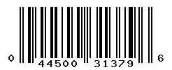 UPC barcode 044500313796