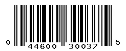 UPC 044600300375 barcode image