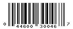UPC barcode 044600300467