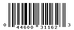 UPC barcode number 044600311623