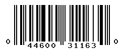 UPC barcode number 044600311630